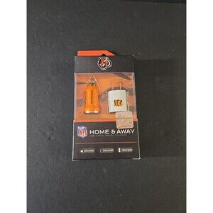 NFL Cincinnati Bengles Car And Travel Charger Home And Away Old Stock Mizco 2015